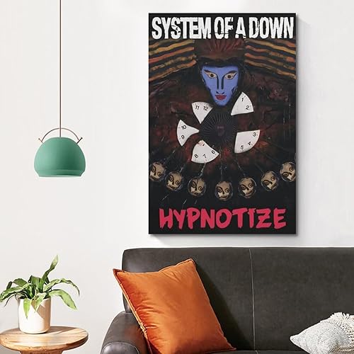 Miniatura 4 de S.O.A.D Syetem Of A Down The Album - Póster de portada del álbum, pintura artística para decoración de pared, lienzo para decoración de dormitorio,
