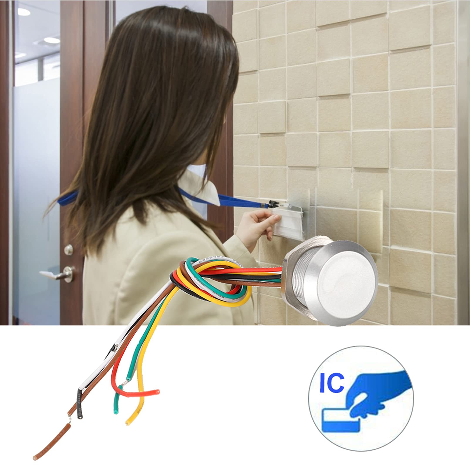 Controller Wasserdichter, Zugangskontrollleser, Wiegand26/34 Schnittstelle, Innen- und Außenbereich, for Büro, Wohnung, Industriebereich