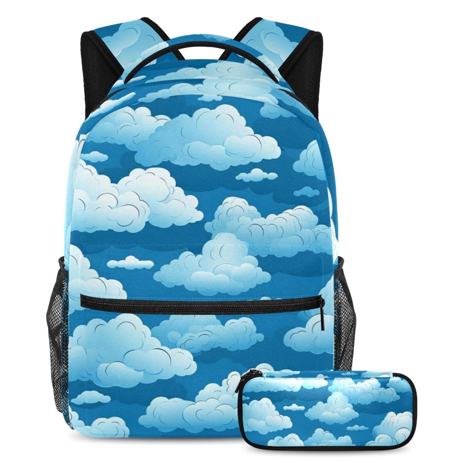 Ensemble sac à dos enfant et trousse Colorful Clouds pour une rentrée joyeuse