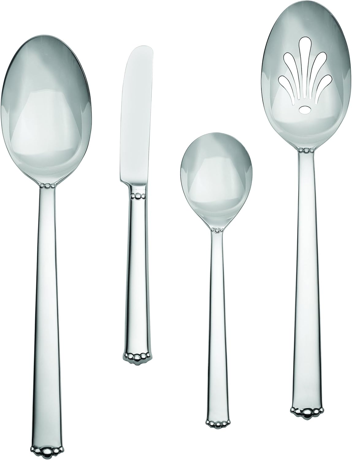 Waterford Lismore Bead 18/10 Stainless Steel 4-Piece Hostess Set