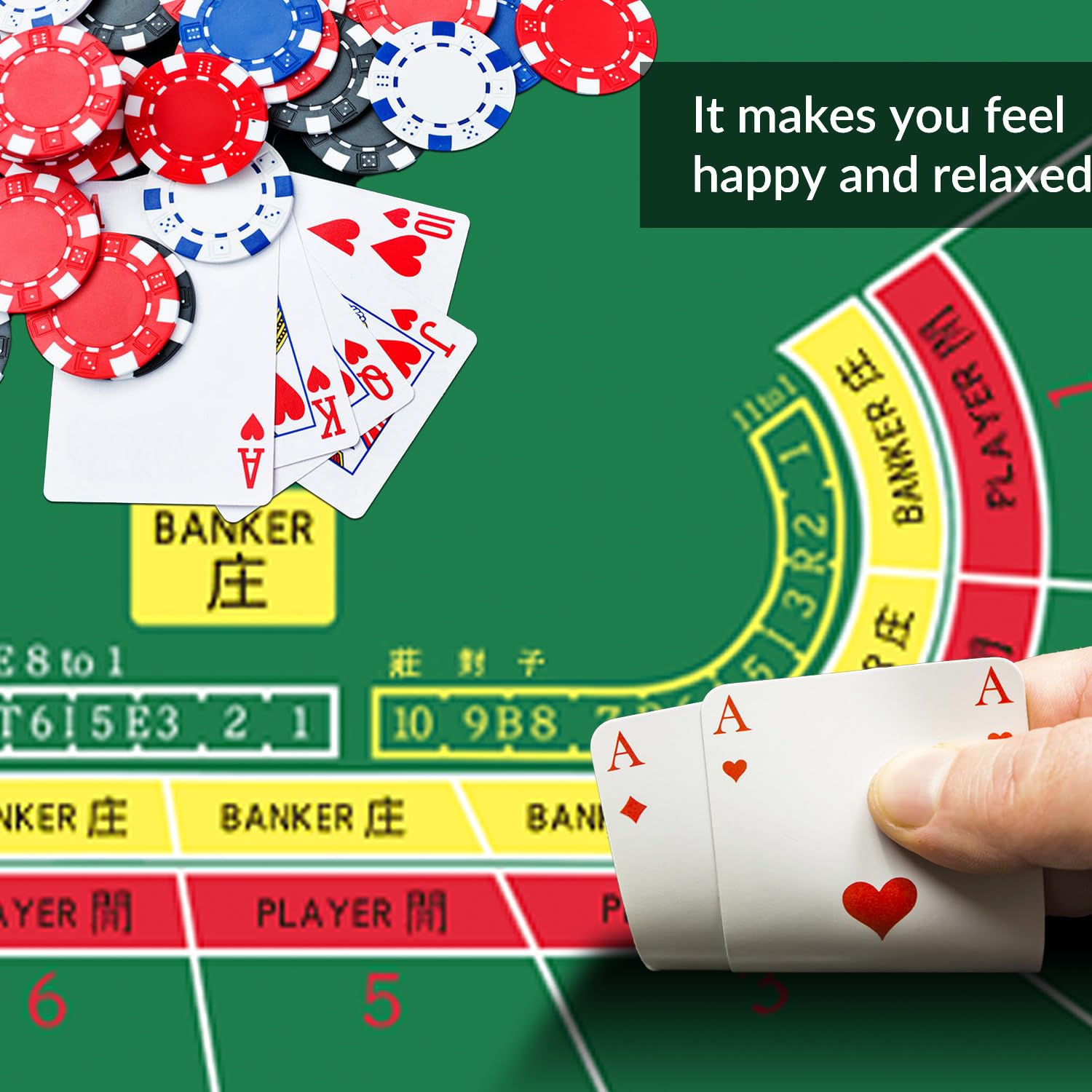 Amazon.com : nuveti Baccarat Mat 70