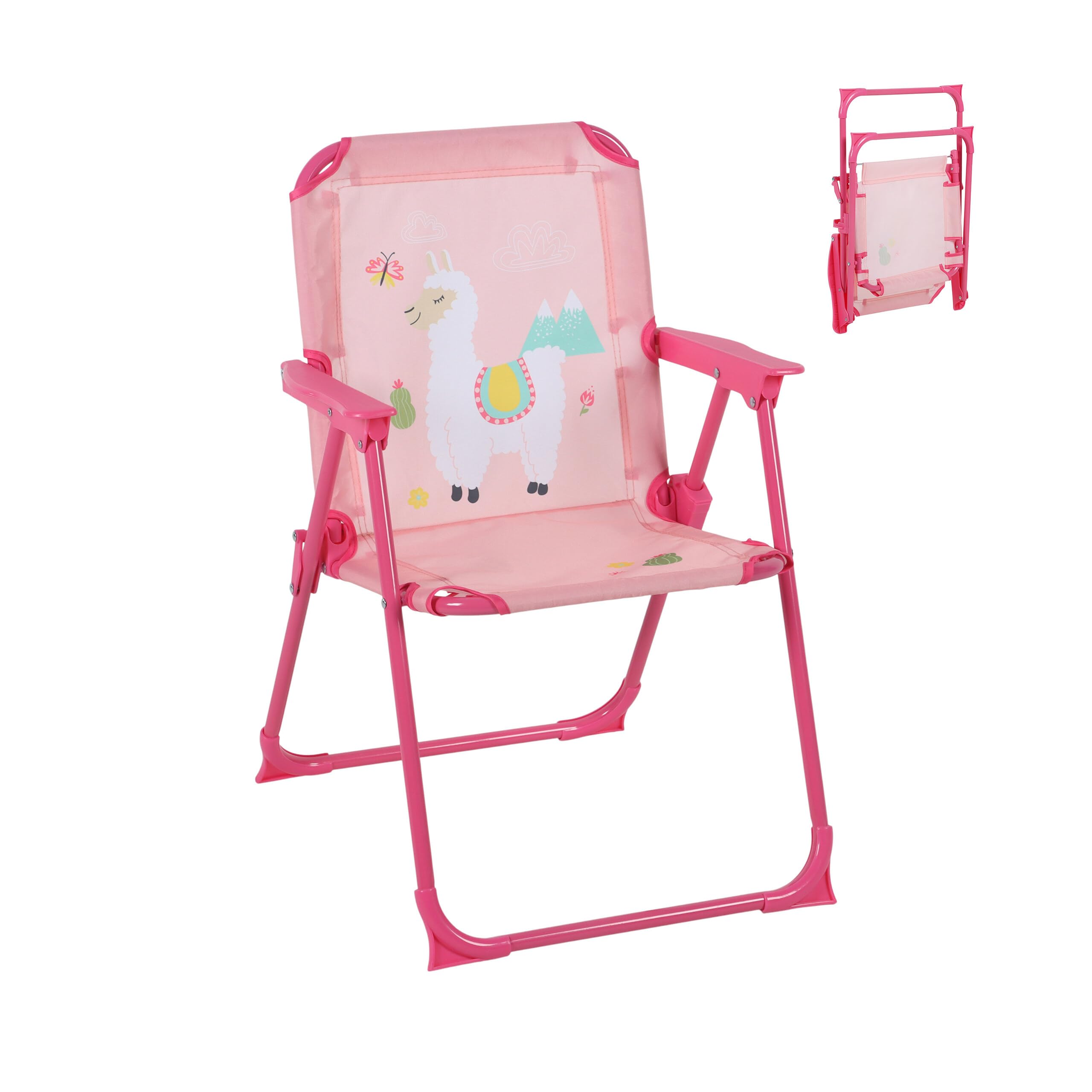 Silla infantil plegable para camping y asientos cómodos de niños