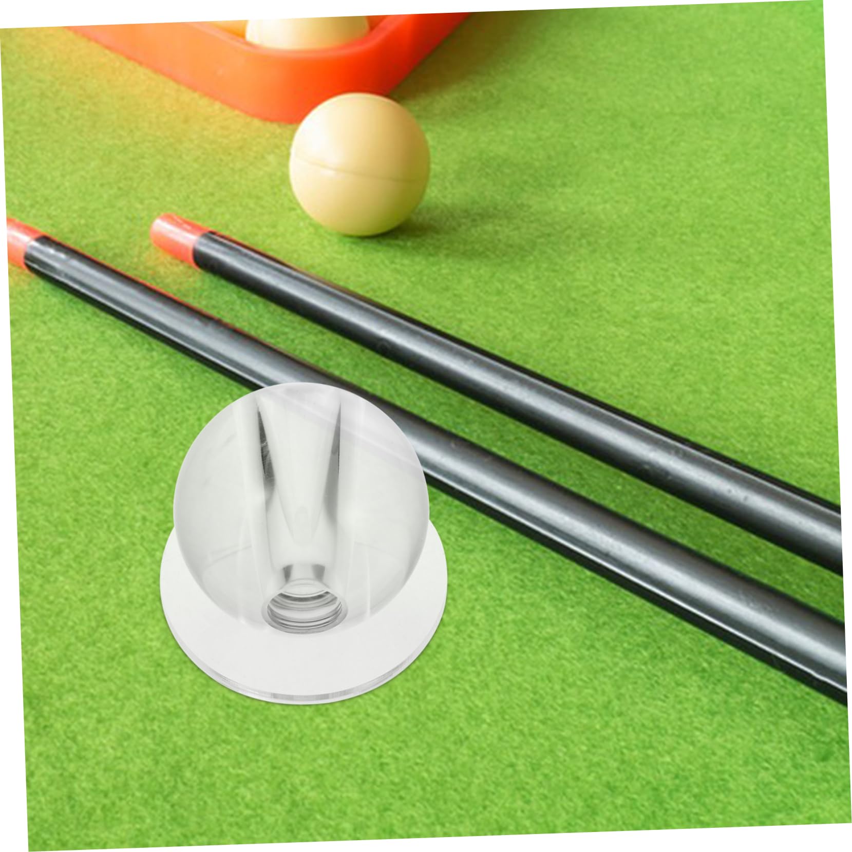 Didiseaon Bola de Billar Transparente de Entrenamiento para Snooker, Corrección de Golpes y Control de Potencia, Portátil y Ligera para Práctica