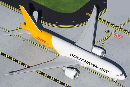 Miniatura 8 de GeminiJets Serie interactiva GJDHL2143 DHL Boeing 777F N774CK escala 1400