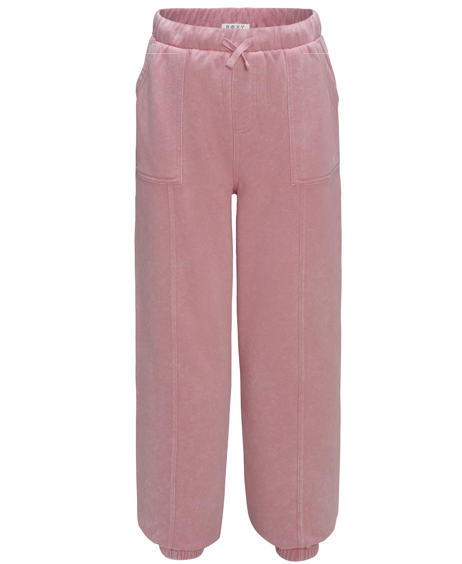 Roxy Girls Pull-on Fleece Jogger Sweatpants with Elasticized Drawstring Waistband