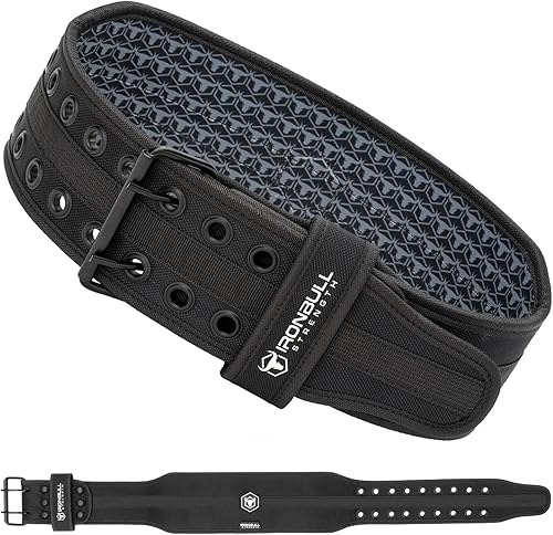 Cinturón de levantamiento de pesas híbrido, soporte de punta resistente, interior de neopreno, diseño cónico de levantamiento de pesas, soporte de