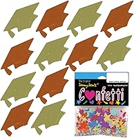 Vista 139 de Confeti Grad Cap Negro, Púrpura Combo - 2 bolsas de media onza (1 oz) (8400/8412)