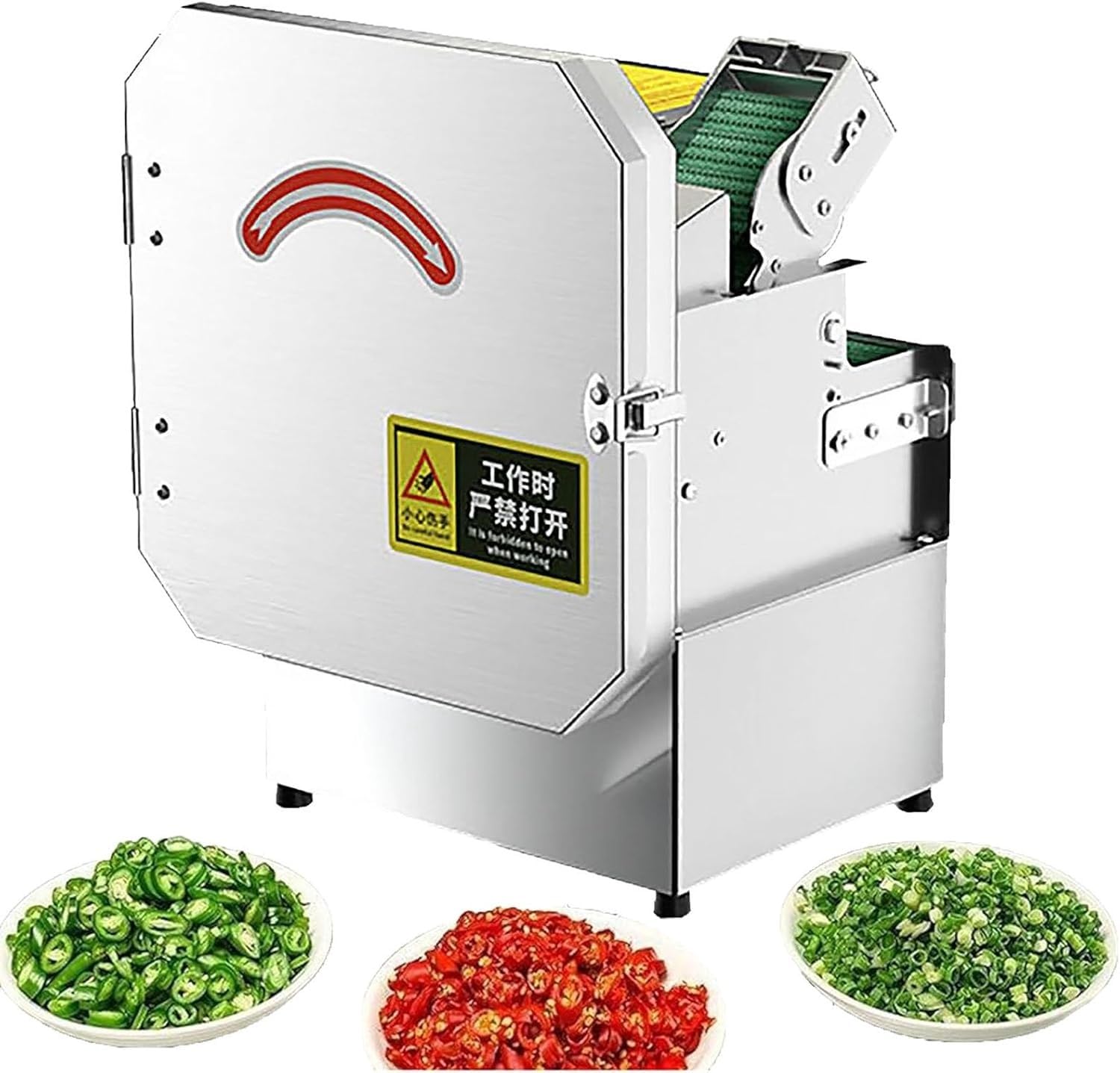 Cortadora de Cebollino Eléctrica Profesional 200W - Picadora Multifuncional para Verduras Tallos y Hojas, Ideal para Restaurantes Cocinas Comerciales