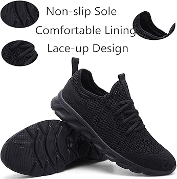Zapatillas de Running para Hombre Casual Tenis Asfalto Zapatos Deporte Fitness Gym Correr Gimnasio Deportives Transpirables Seguridad Atlético Trekking Bambas Plataform Sneakers5