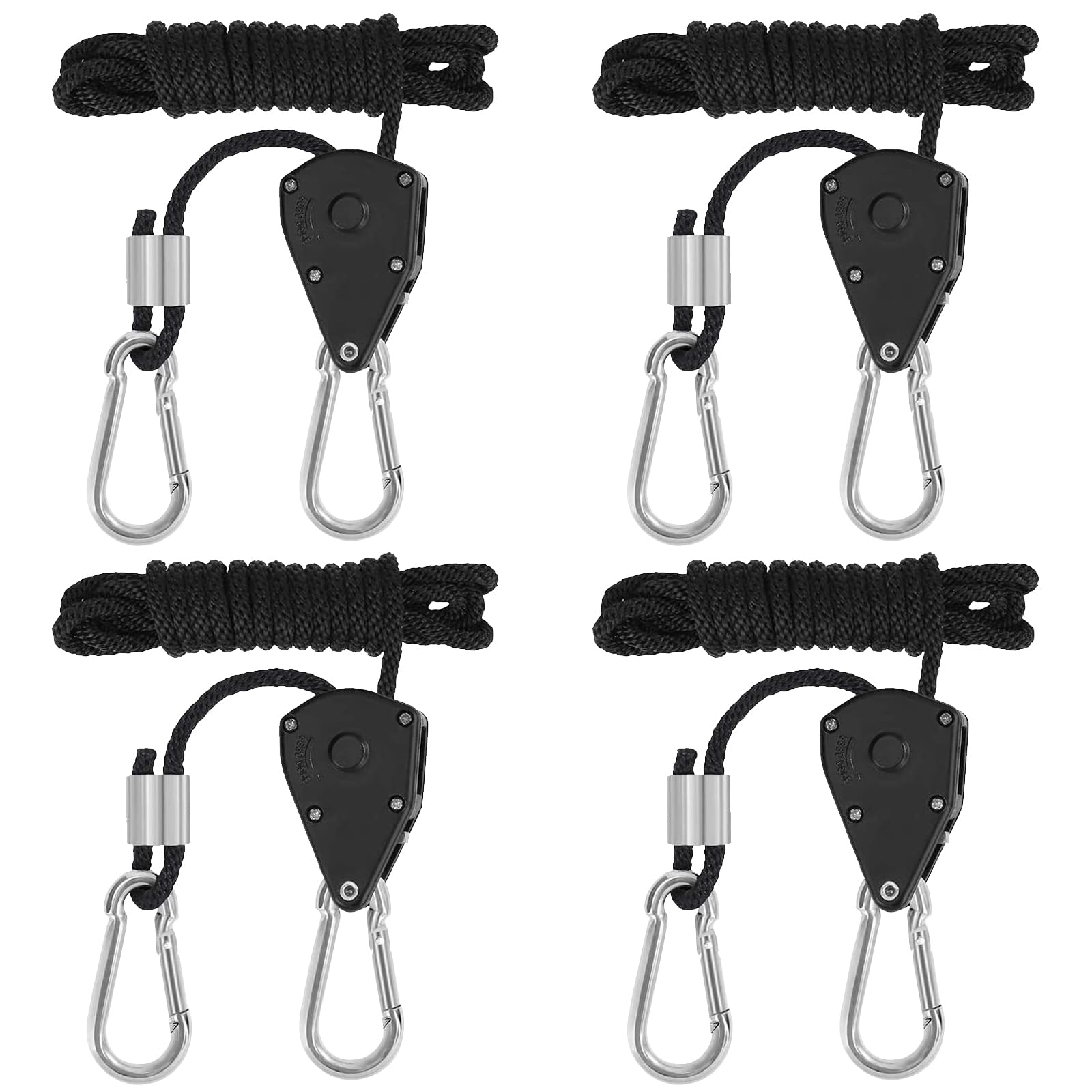 Trinquete de Cuerda Ajustable 1/8, Gancho para Carraca, Colgador Grow Light