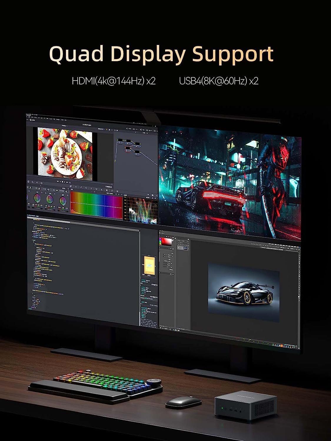 MINIS FORUM UM790 Pro Mini PC AMD Ryzen 9 9 7940HS już 5,2 GHz 32