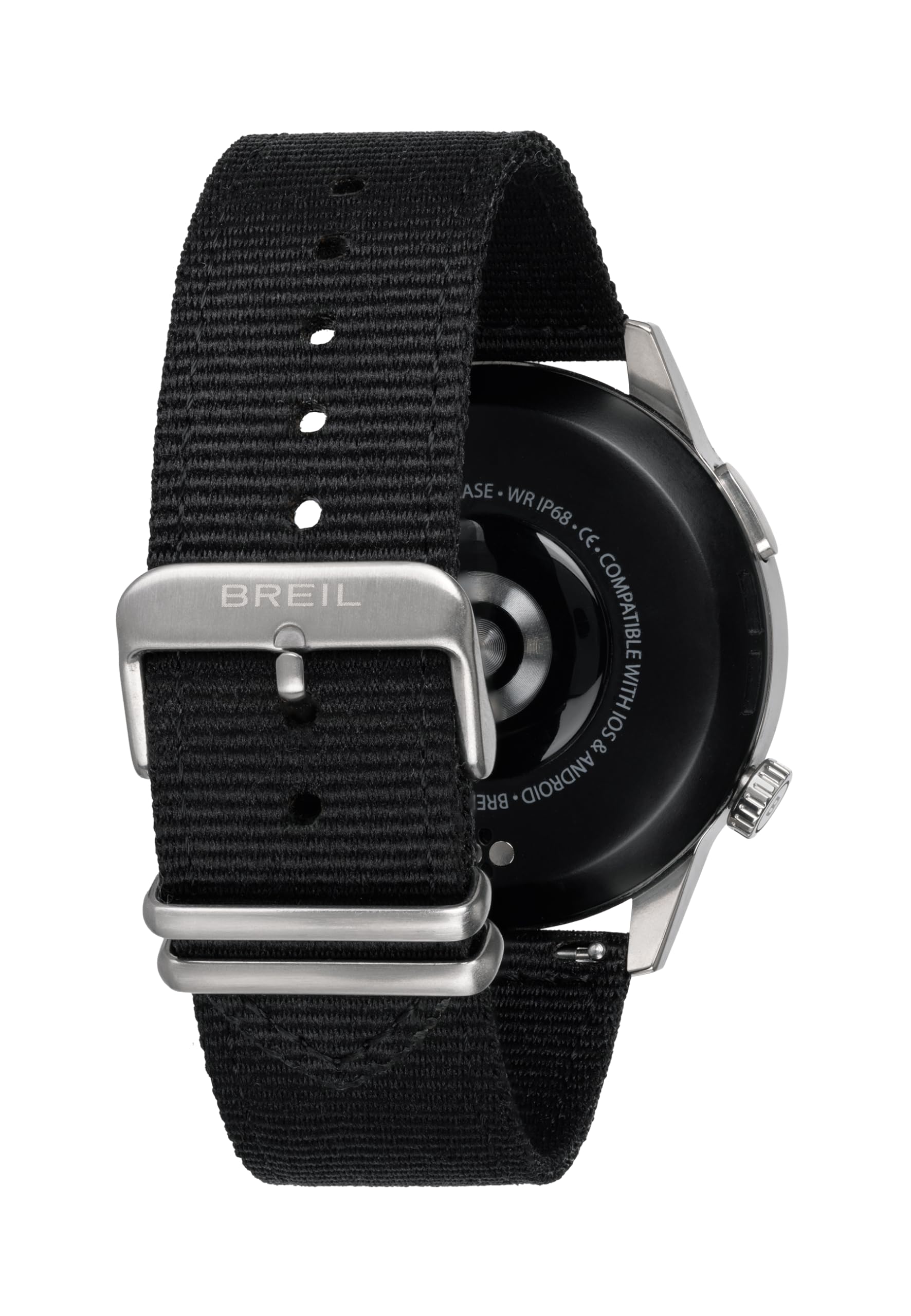 Breil, BC-2, Smartwatch Uomo con 2 Cinturini, Monitoraggio Calorie, Sport, Frequenza Cardiaca, Display Amoled e Cassa in Lega di Zinco, Resistente all'Acqua, Connettività Bluetooth, Ricarica Wireless