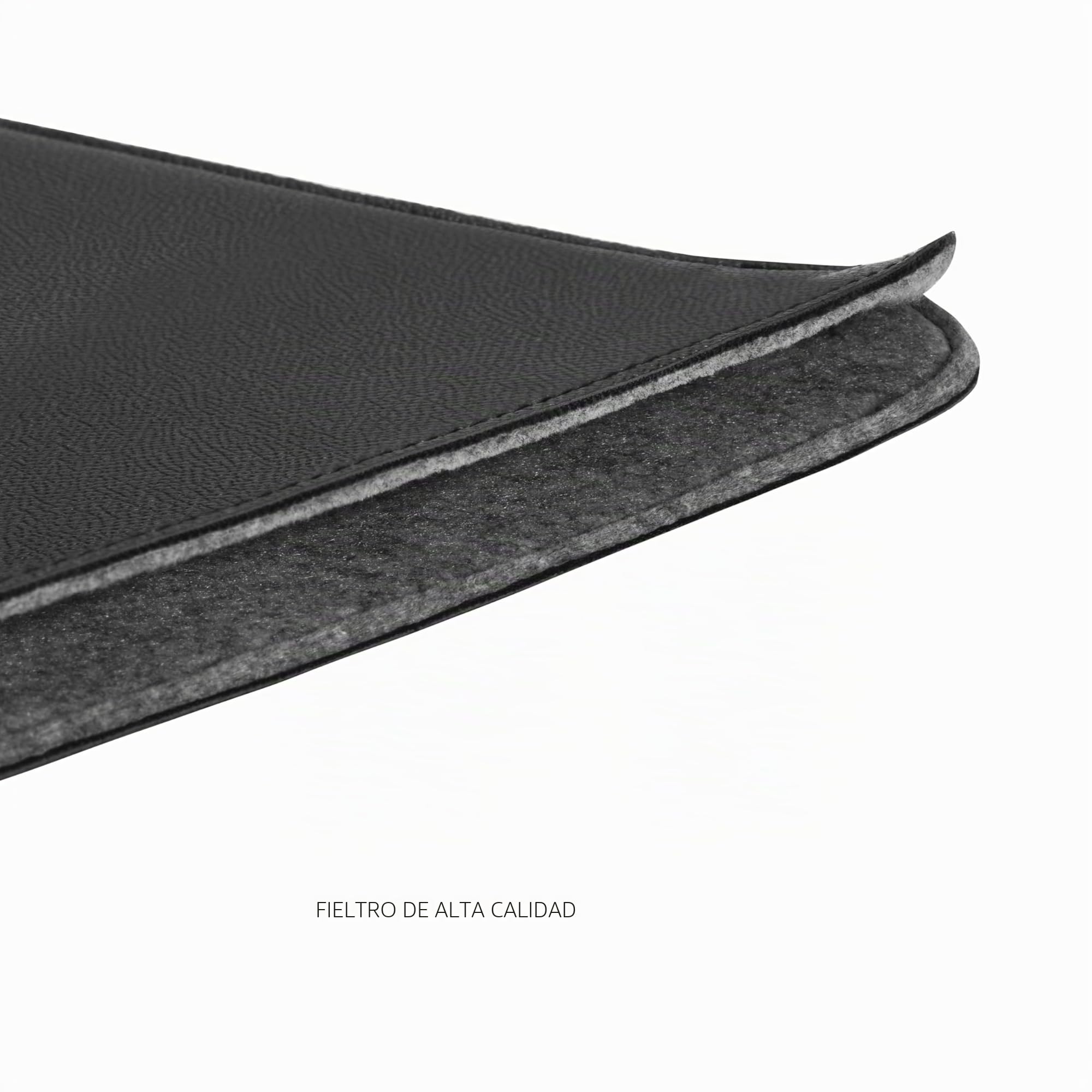 Comfyable Funda portátil 14 Pulgadas Compatible con MacBook Pro 14 M5 A3426 A3427 M4 M3 M2 M1 Pro/MAX 2026-2021, Sleeve MacBook Slim de Piel sintética, Negro
