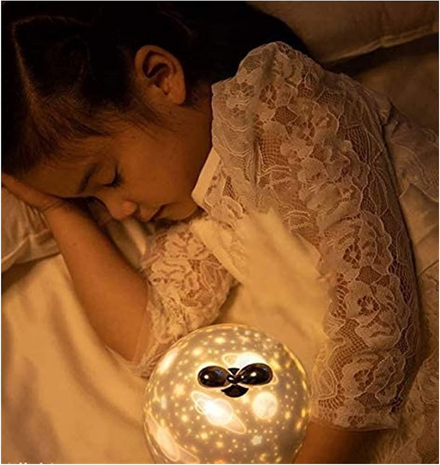 GeRRiT Luz Nocturna for niños, luz Nocturna LED Regulable Recargable for Dormitorio, Regalos for niñas