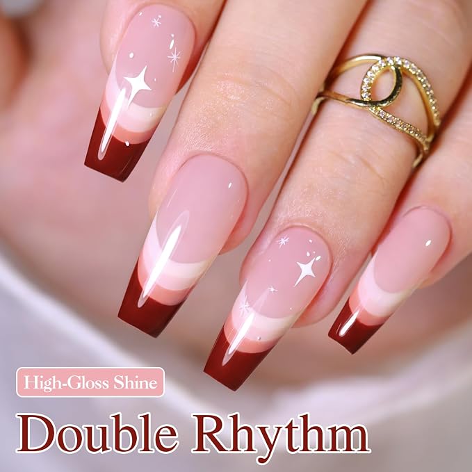Set de 6 esmaltes en gel Double Rhythm tonos pastel miniatura 6