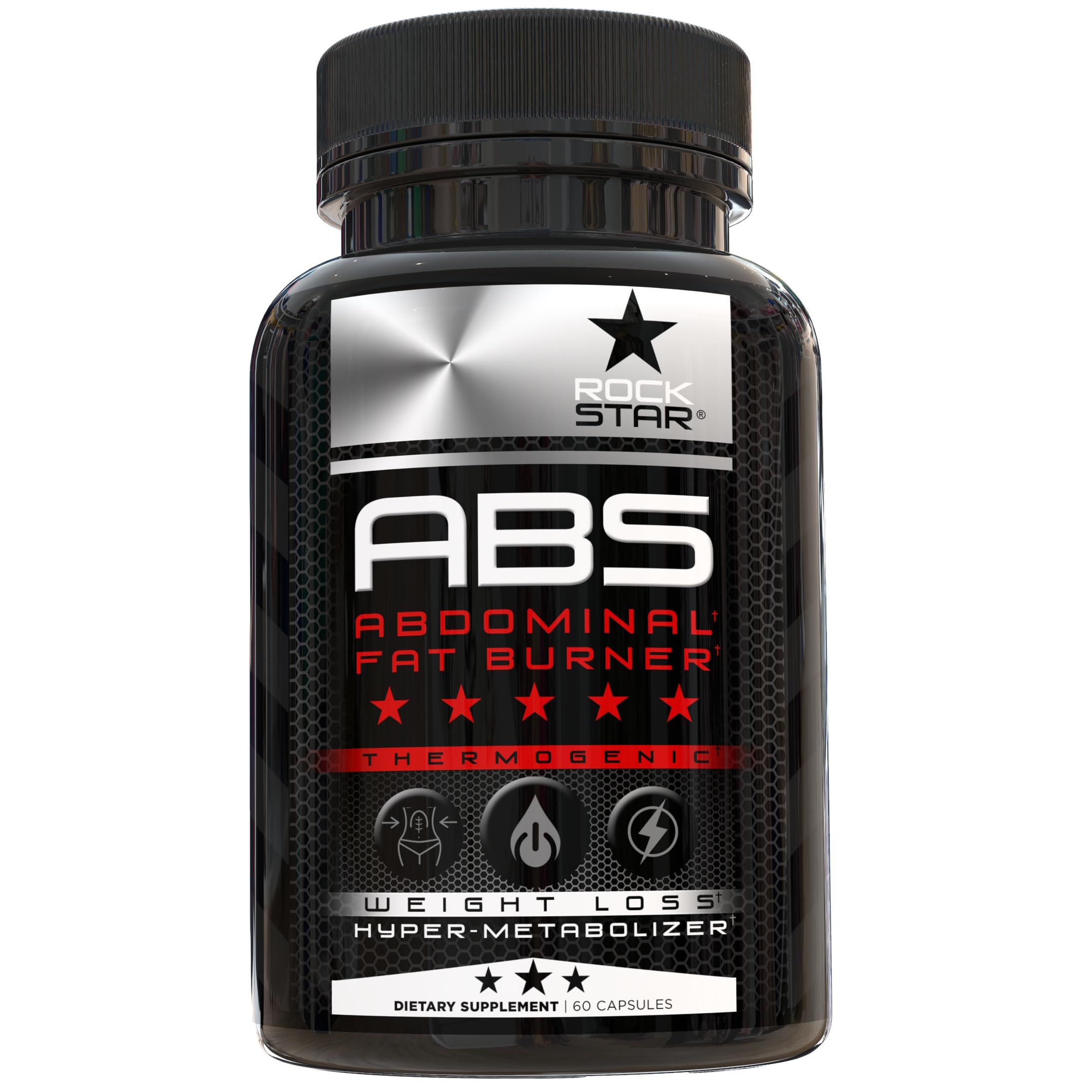 Amazon.com: Rockstar Abs Dietary Supplement - Thermogenic Ab Fat Burner,  Hyper Metabolizer