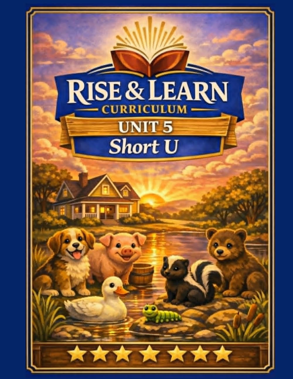 Rise & Learn Curriculum: Short U Phonics Workbook (Unit 5) — 1st Grade CVC Words, Reading Fluency, and Short Vowel Practice: Short U Activities for ... (Rise & Learn Curriculum Early Grades)