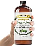 Heavenly Pure - Eucalyptus Essential Oil 16 oz Large Bottle for Spray, Diffuser, Humidifier - 473 ml
