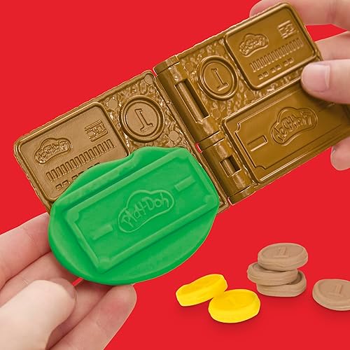 Miniatura 9 de Play-Doh Juguete de caja registradora, 23 accesorios de comida para jugar, artes y manualidades para niños 3+ (exclusivo de Tienda)