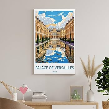 Amazon.com: Versailles Palace Travel Print West Versailles Palace