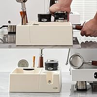 Vista 6 de IKAPE Caja para desecho de café, caja organizadora de café espresso para almacenamiento de 51, 54, 58 mm, manipulador, distribuidor, portafiltro