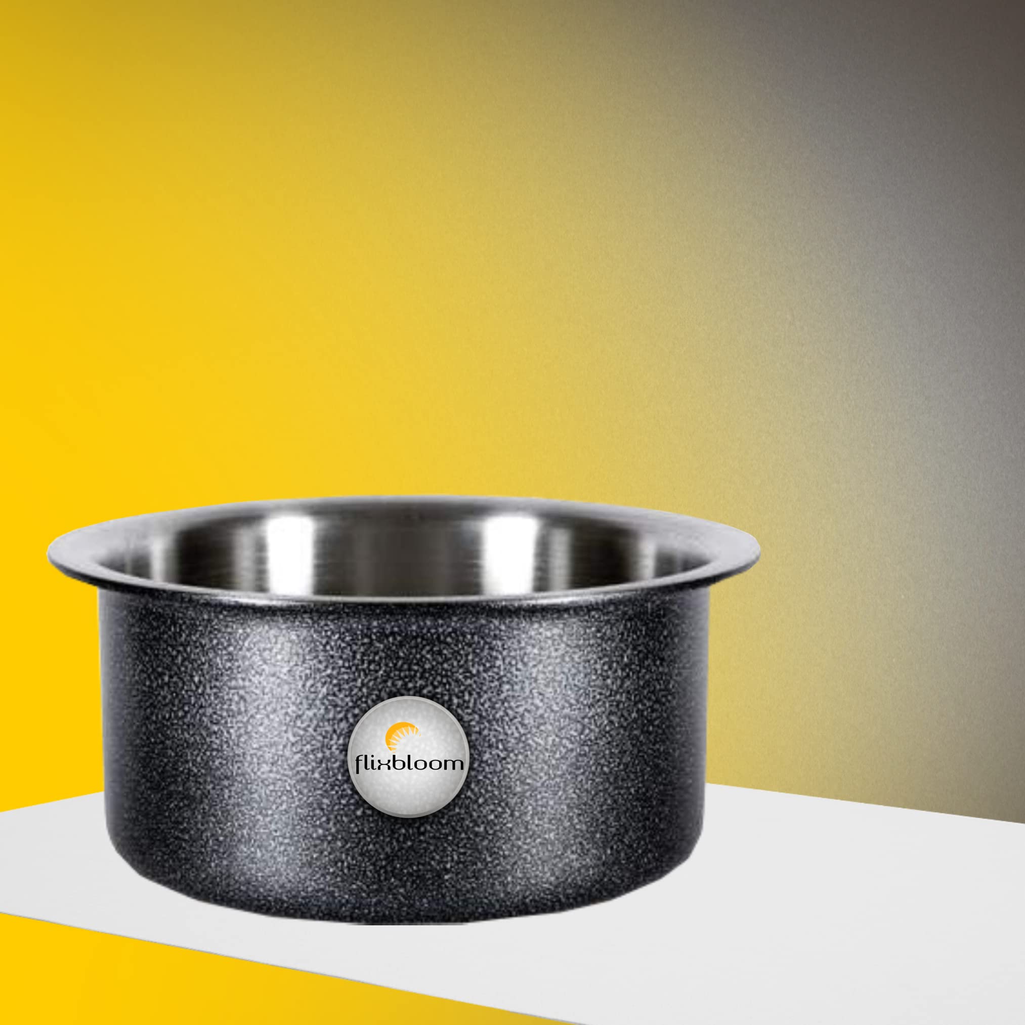 Flixbloom Splendid Black Hard Andoised Induction Base Cookware Set Tope/Patila/Bhagona/Handi/Tapila/Tapeli for Kitchen (1.5 Litre) (B0C692P9KW) Amazon Price History, Amazon Price Tracker