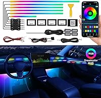 Vista 12 de Módulo de control principal de tira de luces LED acrílicas para interior de automóvil Dreamcolor, que es compatible con el kit Dreamcolor Connects