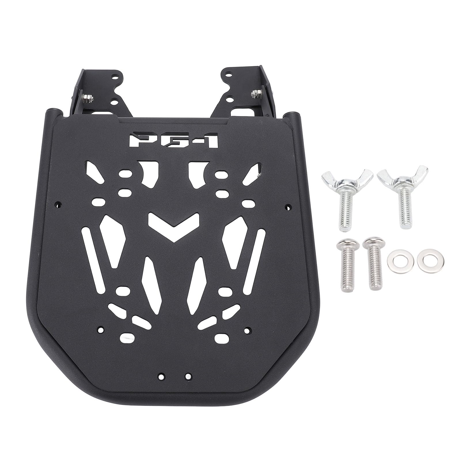 Rear Luggage Rack, Adjustable Aluminum Tail Cargo Carrier Retractable Storage Rack, Compatible with Yamaha PG-1 2023-2025