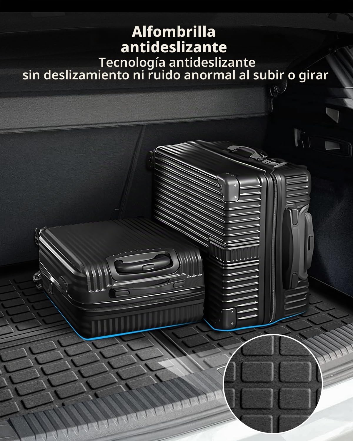 TPE Alfombrilla Maletero para Renault Austral E-Tech HEV 2023-2026 | Alfombras Maletero Originales, Protector Maletero Antideslizantes e Impermeables, Funda Maletero con Bordes Elevados