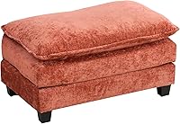 Vista 17 de Sofás seccionales grandes de 115.34" para sala de estar, sofá de pana color camel de asiento profundo de 3 plazas en forma de L, sofá seccional