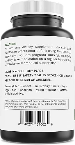 Miniatura 4 de Brieofood Cápsulas de D-manosa - Salud del tracto urinario - 1500 mg por porción - 120 cápsulas