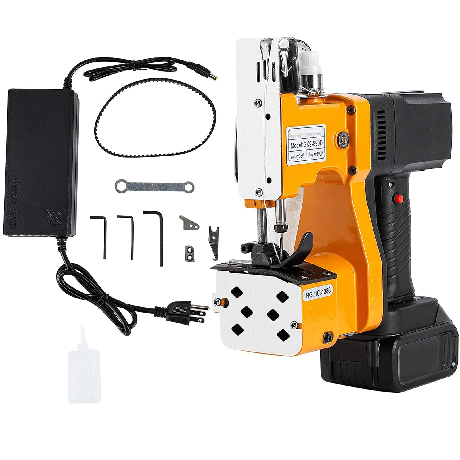 InLoveArts Macchina da Cucire Portatile Closer Stitcher Borsa Chiusura Macchina per l'imballaggio industriale per sacchetto di plastica in carta di riso con sacco di pelle di serpente intrecciata
