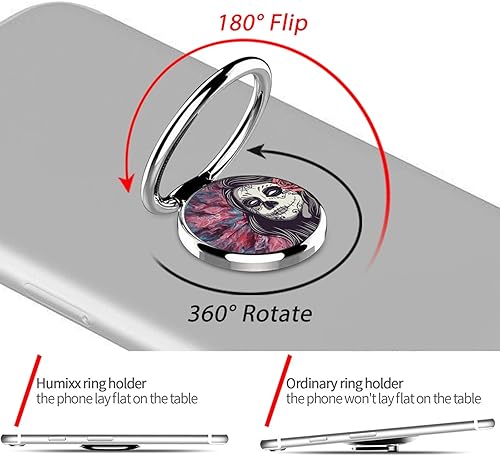 Miniatura 6 de Funda Monster Girl para Samsung Galaxy S21 Ultra con soporte de anillo de agarre, cubierta multifunción delgada, suave y dura, funda protectora para