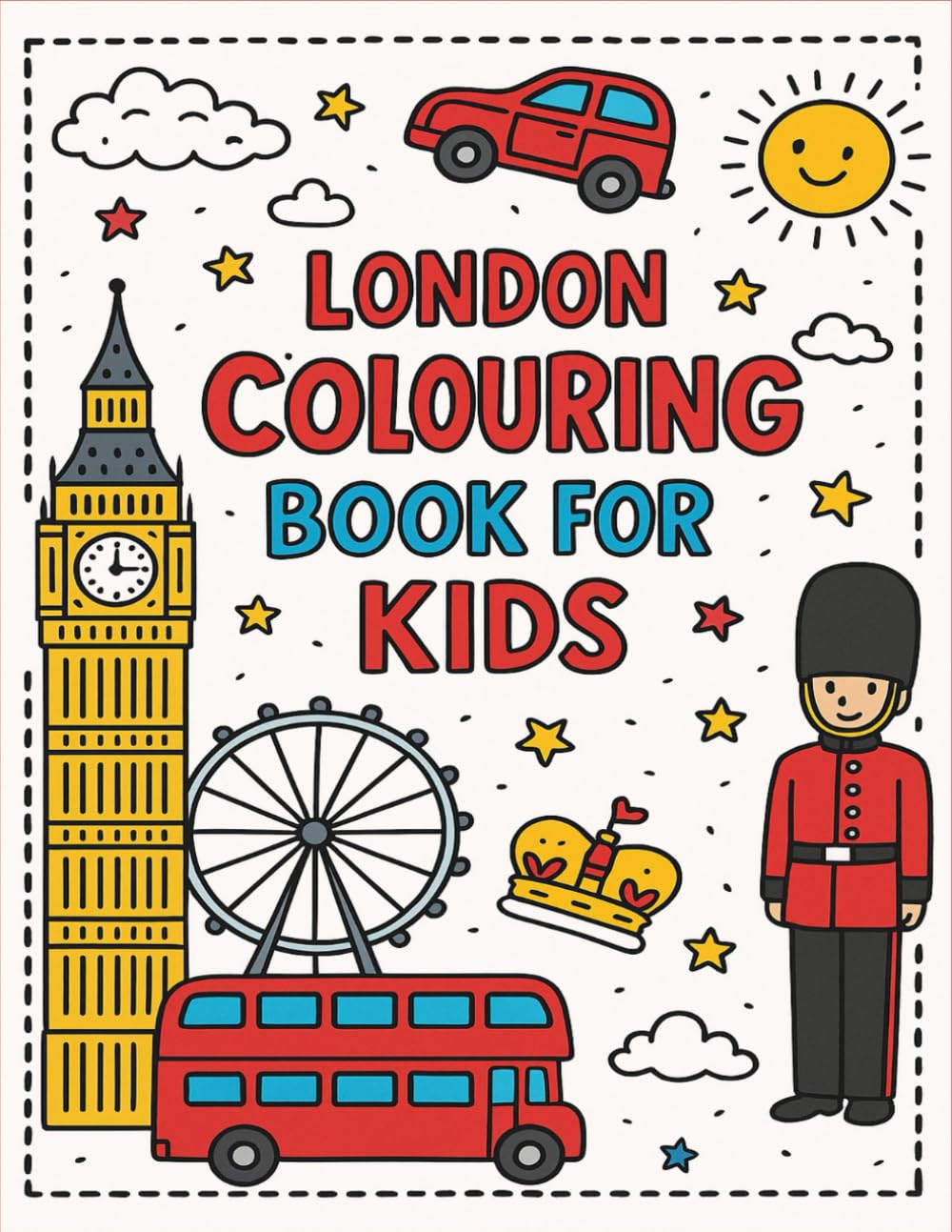 London Colouring Book for Kids