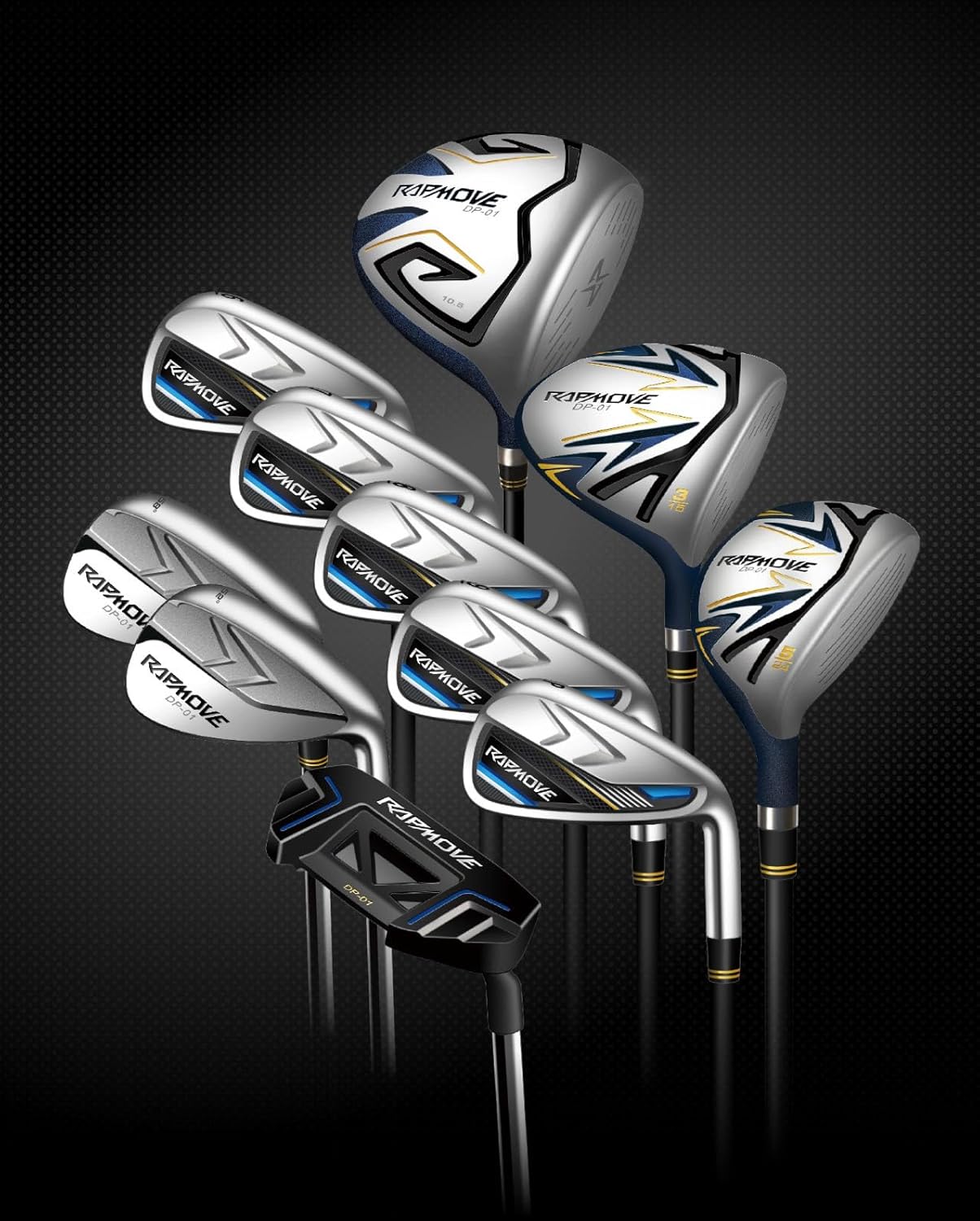 RAPMOVE 11 pcs Golf Irons, Golf Club Irons Set for Men