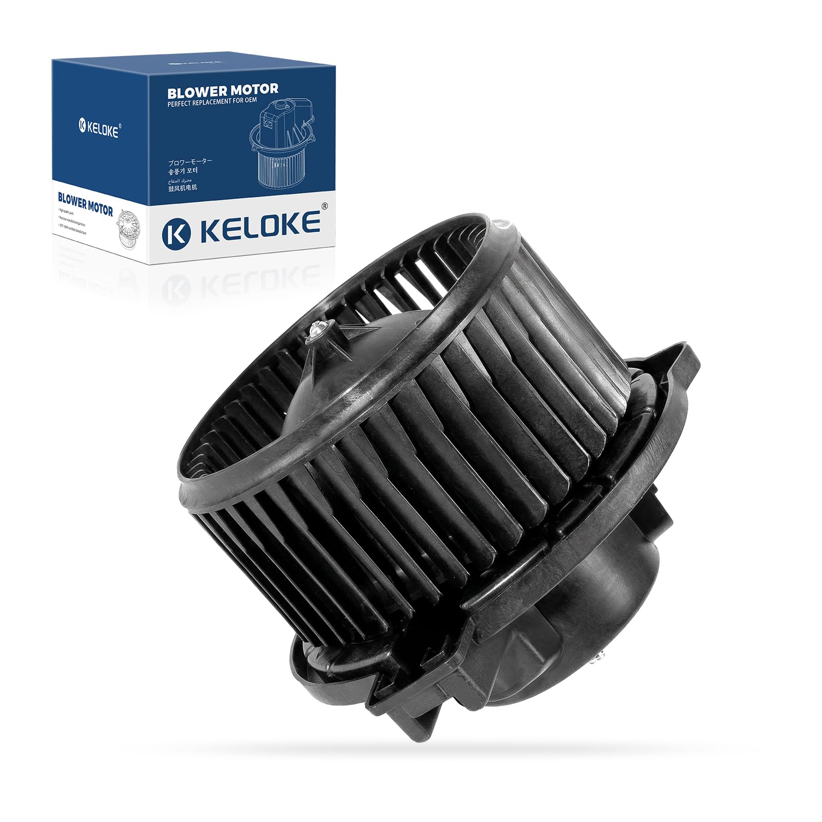 KELOKE HVAC Heater Blower Motor Fan Compatible with Hyundai &amp; Kia Vehicles | Accent, Genesis, Tucson 2010-2021, Veloster, Borrego, Rio 2006-2011, Rio5, Sportage 2011-2022, Replace# 700286 97111-1R000