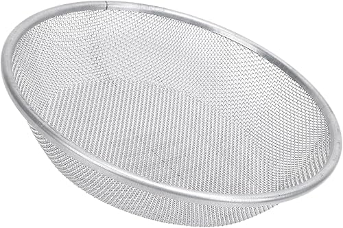 Miniatura 7 de Tamiz de suelo de acero inoxidable, versátil herramienta de jardinería a prueba de óxido con pantallas de malla, colador con guantes antideslizantes