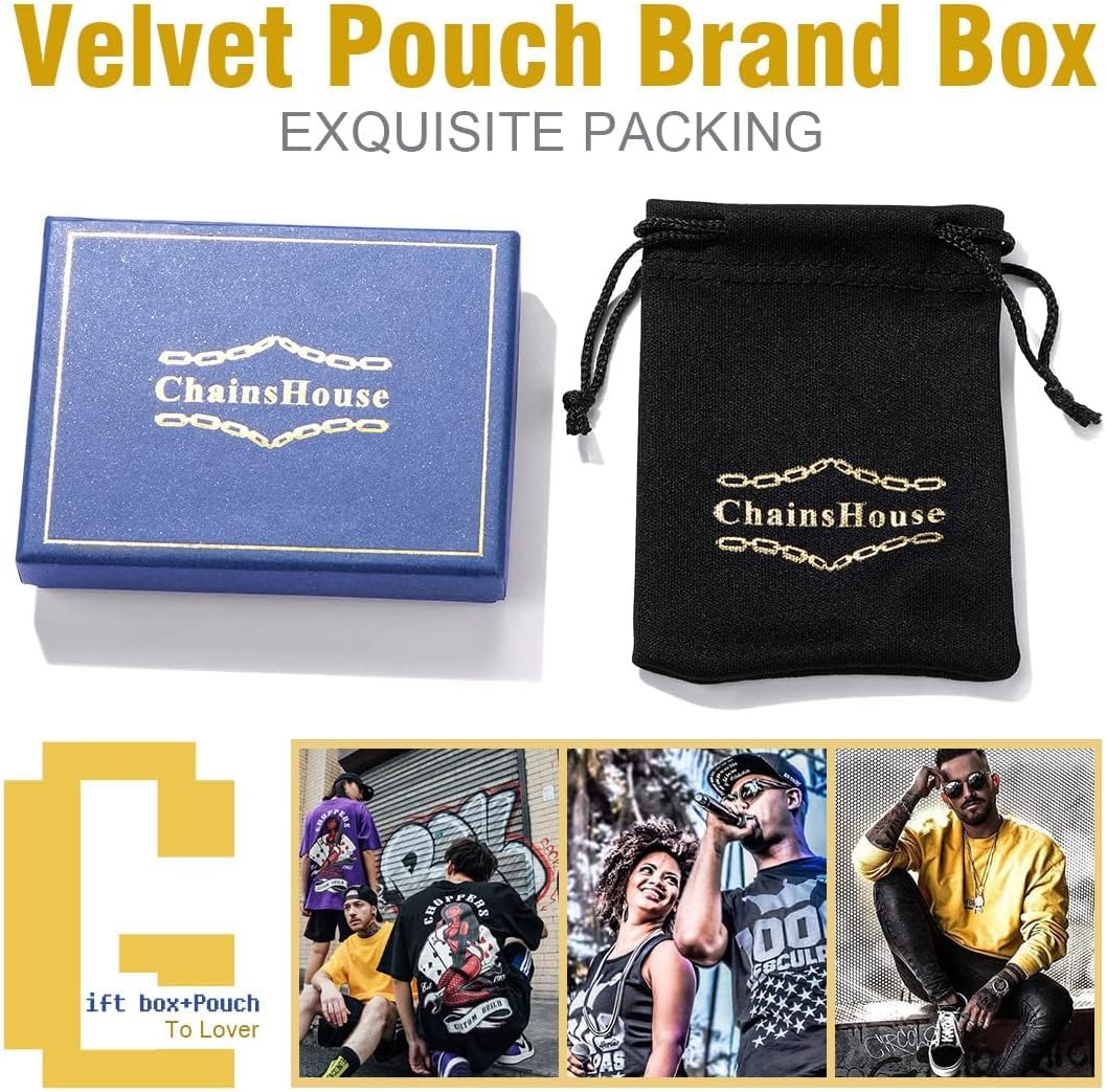 ChainsHouse Mens Wrap Braided Leather Black Bead Bracelets Bangles, Vintage Star of David/Wing Skull/Templar Cross Genuine Leather Bracelet, Customize Available, Size 7.5/8.3/9.0 Inch, Send Gift Box - Image 8