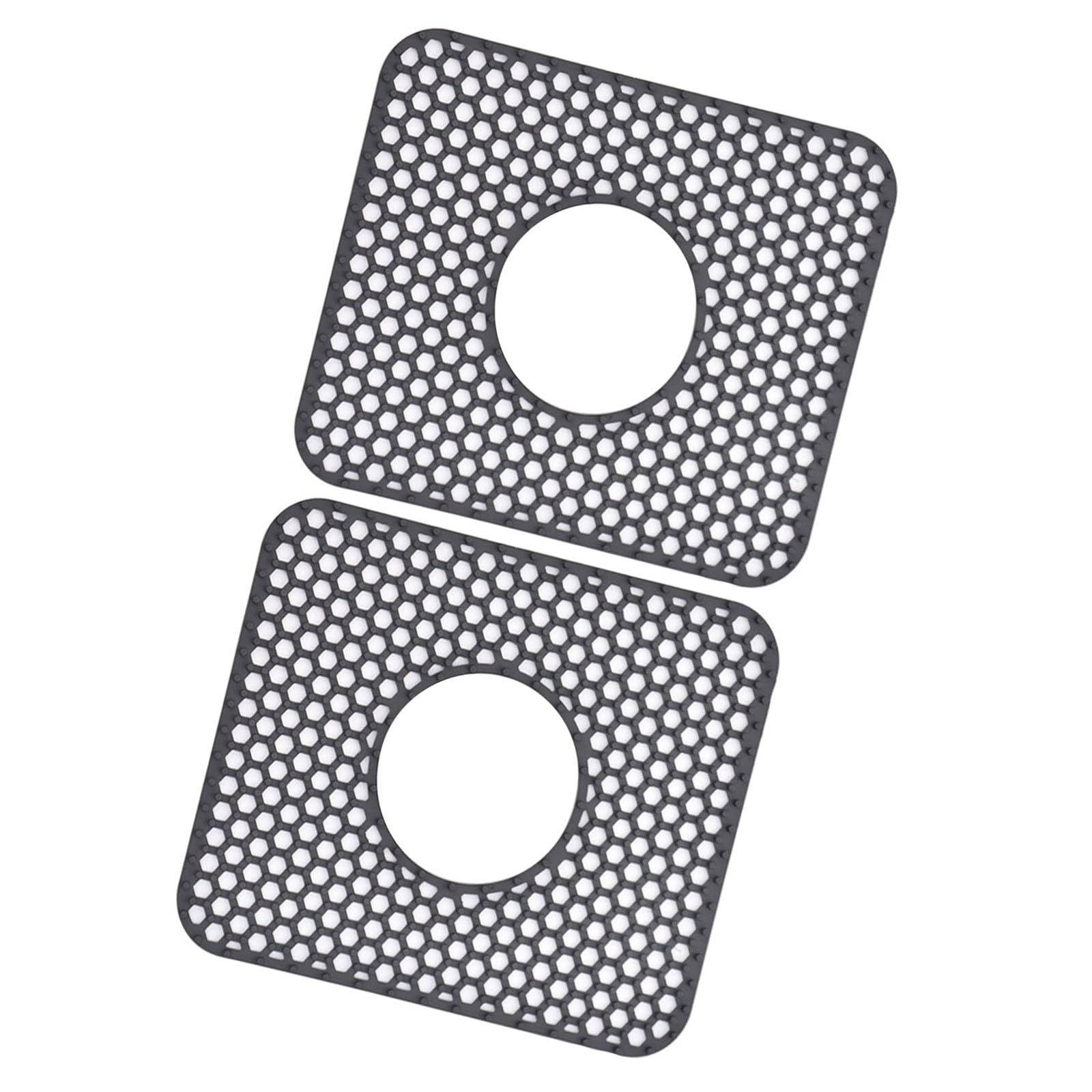 ZBIianxer Of Silicone Drainage Mats for Sink Including Stable Base and Heat Proof Construction Ideal for Home and Commercial Use Anti Skid Sink Protector