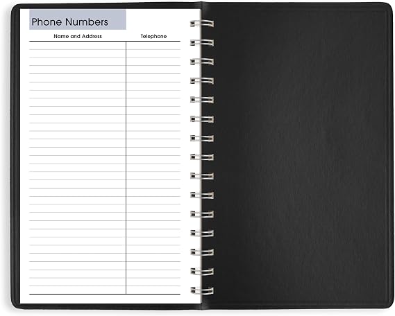 AT-A-GLANCE 2026 Appointment Book Planner, Daily, 5 x 8, Small, Hourly, DayMinder, Black (SK440026)
