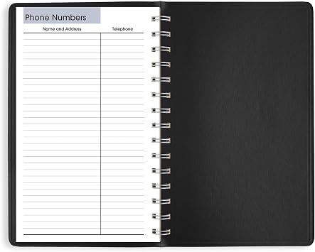 AT-A-GLANCE 2026 Appointment Book Planner, Daily, 5 x 8, Small, Hourly, DayMinder, Black (SK440026)