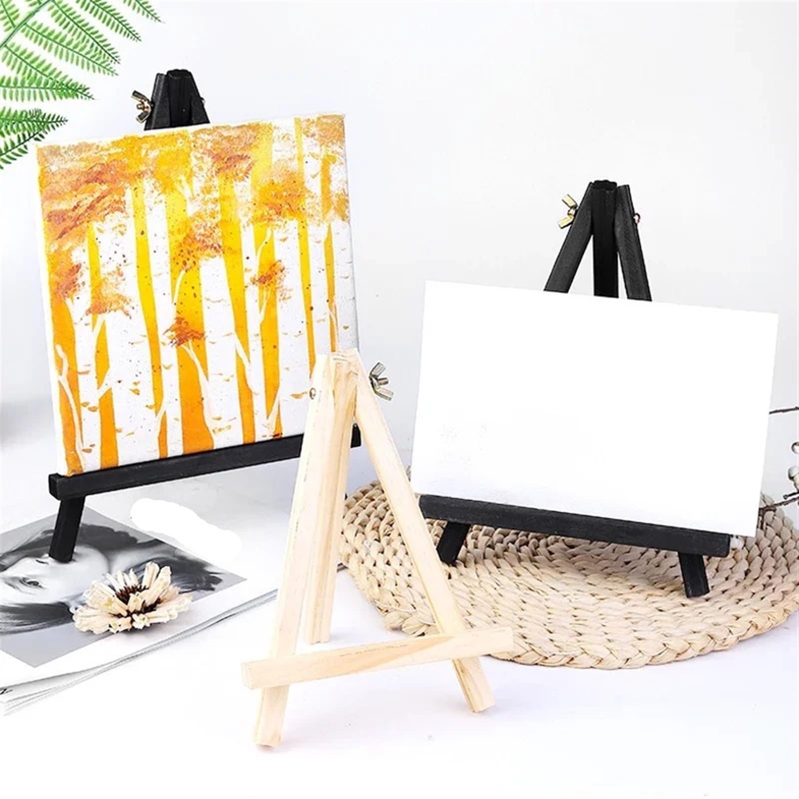 Sztaluga malarska z trójnogiem, Do malowania Składany wyświetlacz biurkowy o wysokości 20–50 cm Uchwyt trójkątny Materiały artystyczne do(20x30cm)