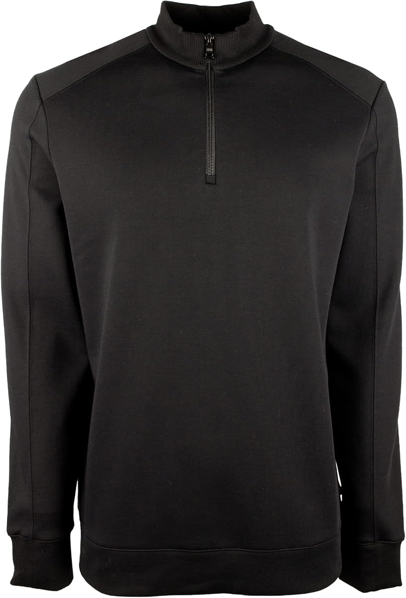 Hugo Boss Jersey Sidney Jersey grande y alto con cremallera de un cuarto para hombre-B-XXL