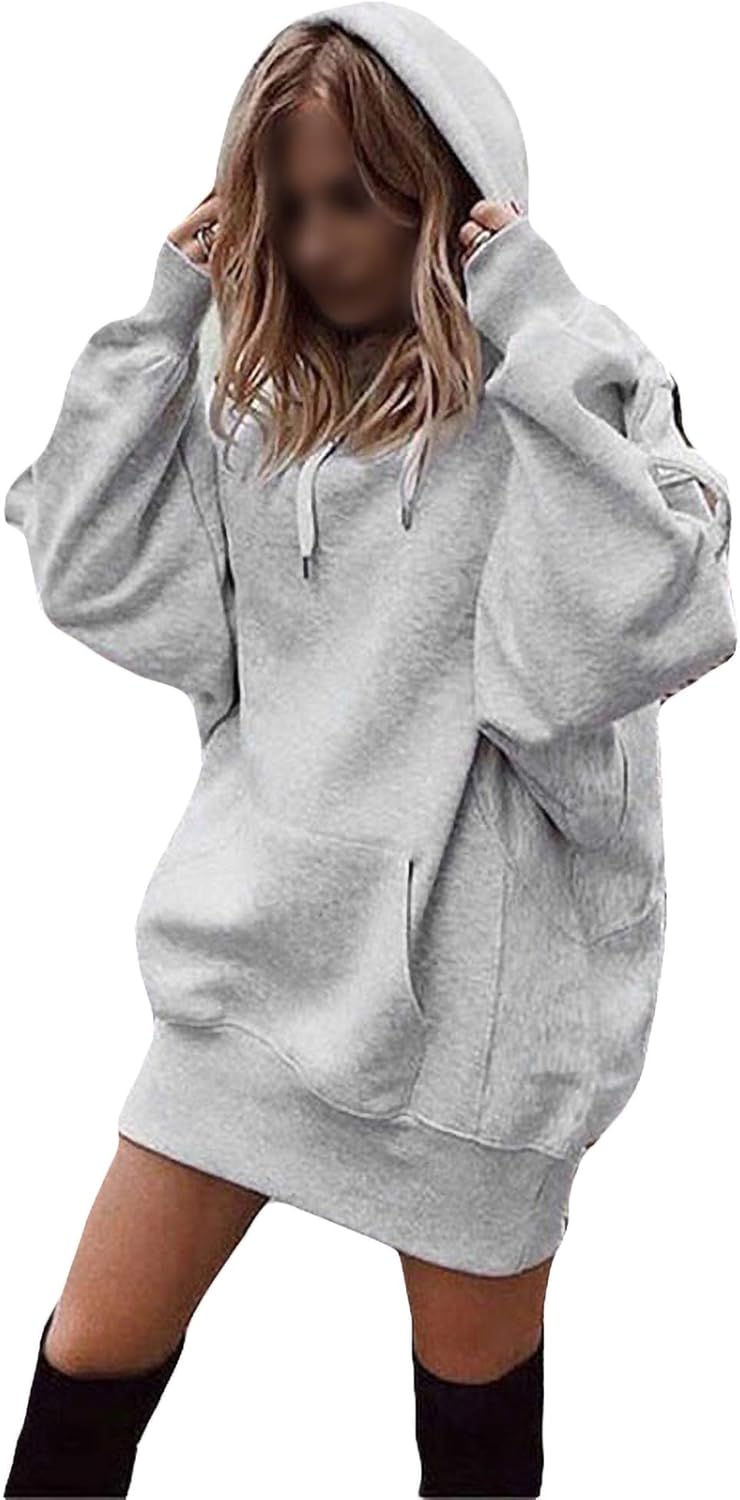 long hooded jumper