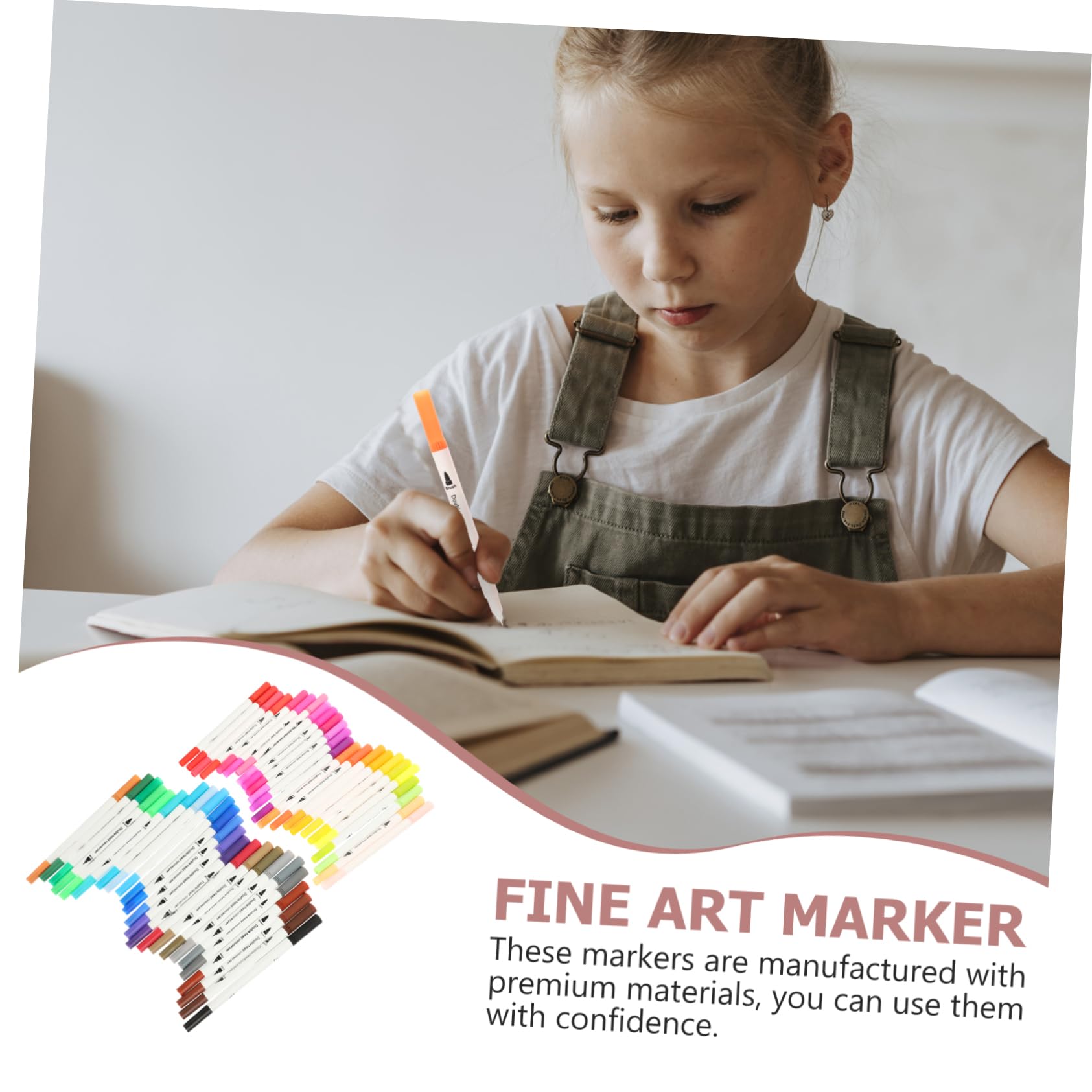 PLAFOPE Supplies De Dibujo Bolígrafos De Acuarela Para Colorear Rotuladores Para Artistas y Estudiantes