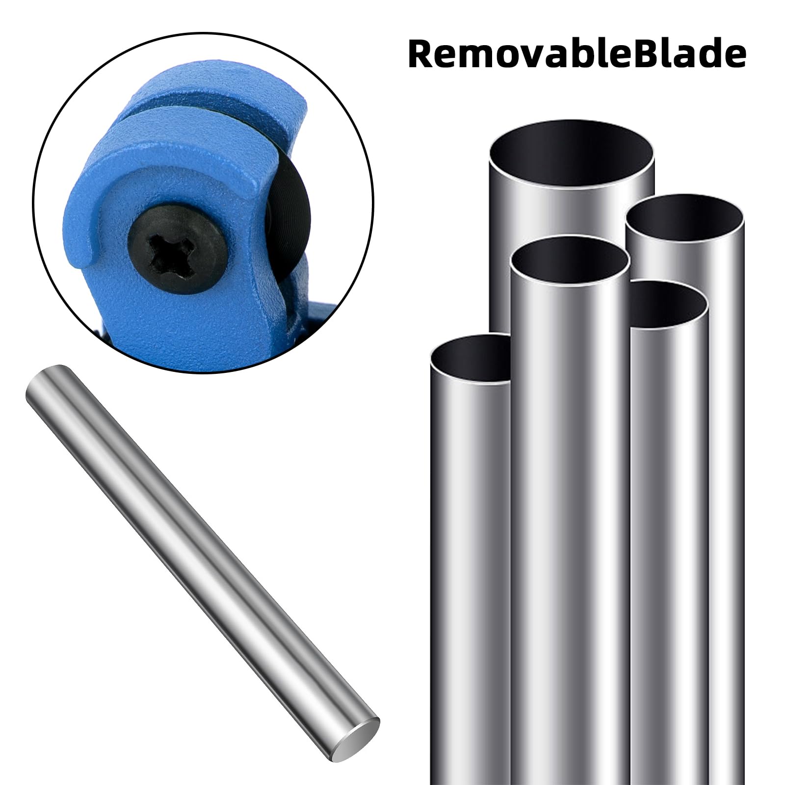 Mini Coupe-Tube DMJJSD 3-22 Mm - Pour Tuyaux Cuivre, PVC, Aluminium - Avec Lames De Rechange Et Marqueur