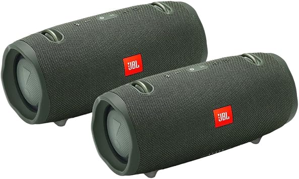 JBL Xtreme 2 Portable Wireless Bluetooth Speakers - Pair Green