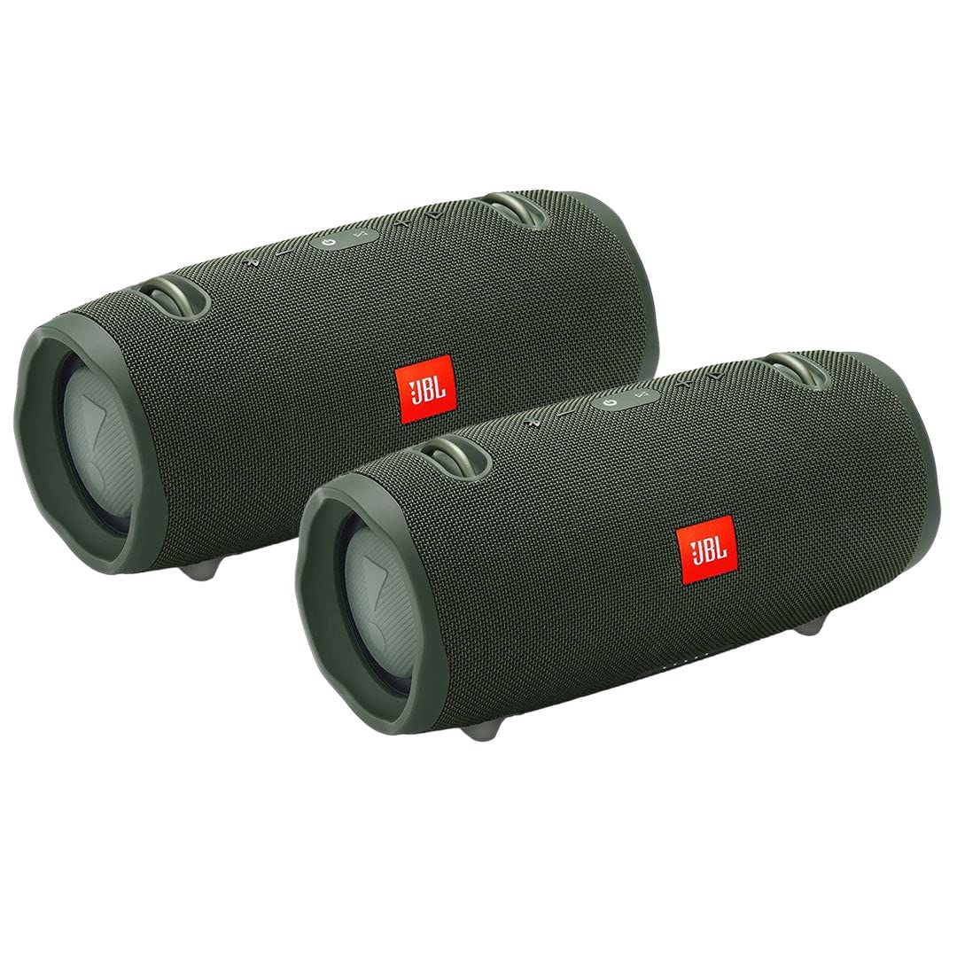 JBL Xtreme 2 Portable Wireless Bluetooth Speakers - Pair Green