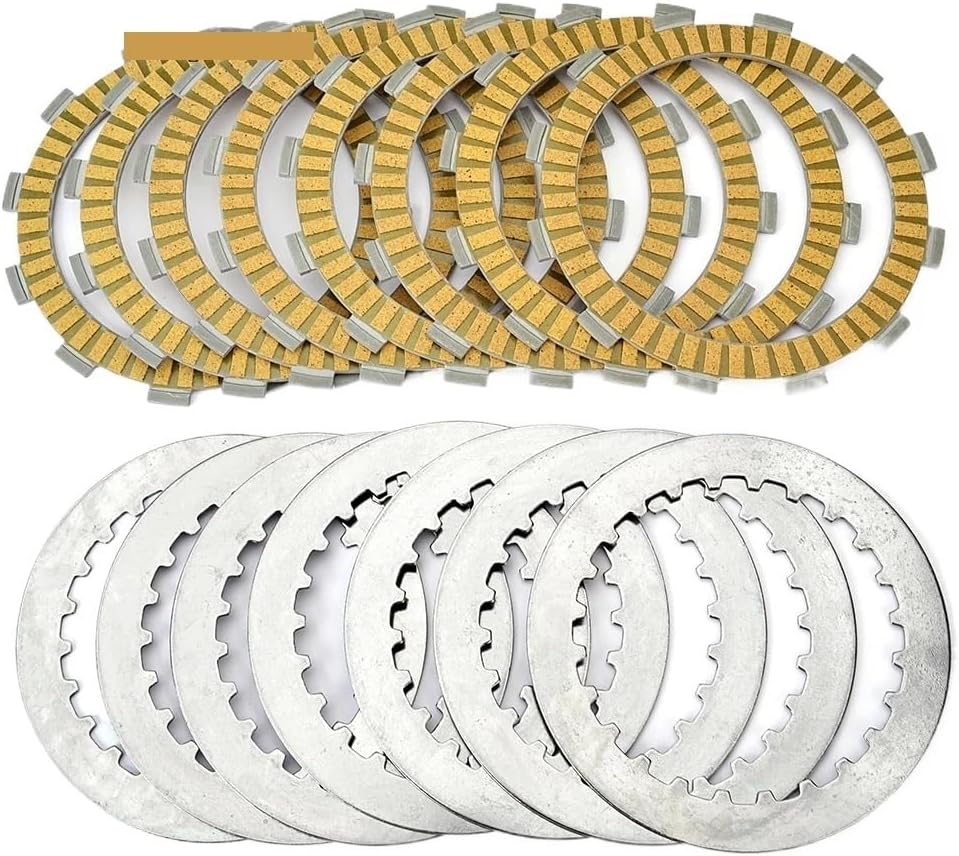Clutch Friction Disc Plate Kit Replacement Compatible With 250 EXC-F SX-F 4-Stroke ME120132007 ME120132037 Compatible With FE250 Engine