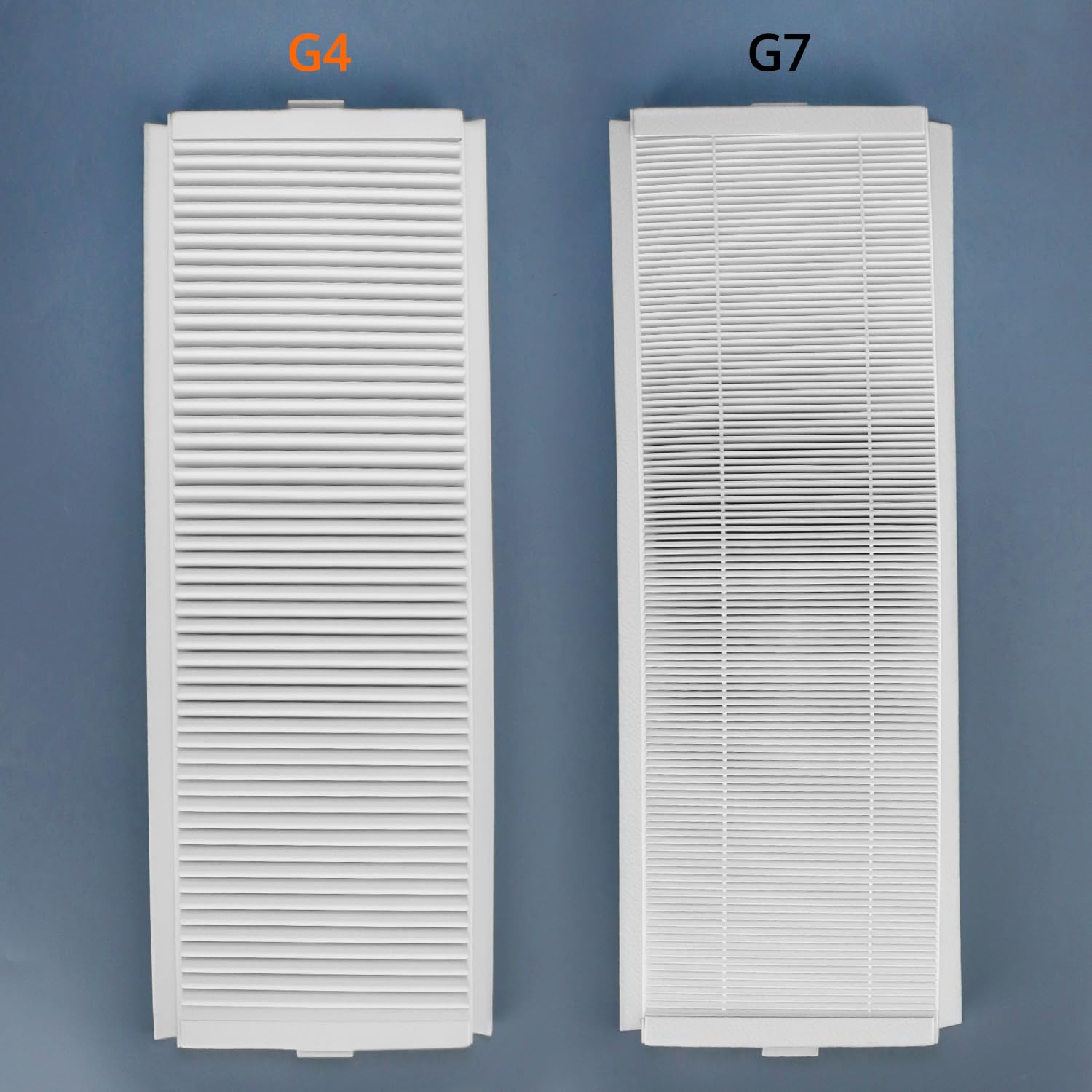 QWORK Zestaw 4 filtrów G4 i F7 kompatybilny z urządzeniami wentylacyjnymi Zehnder ComfoAir Q350/450/600